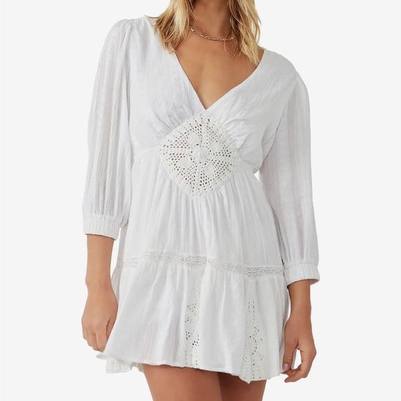 Free People Ivory Hudson Mini Dress - Picture 2 of 9